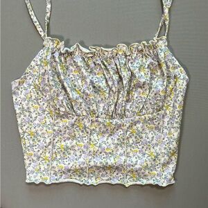 Floral crop top